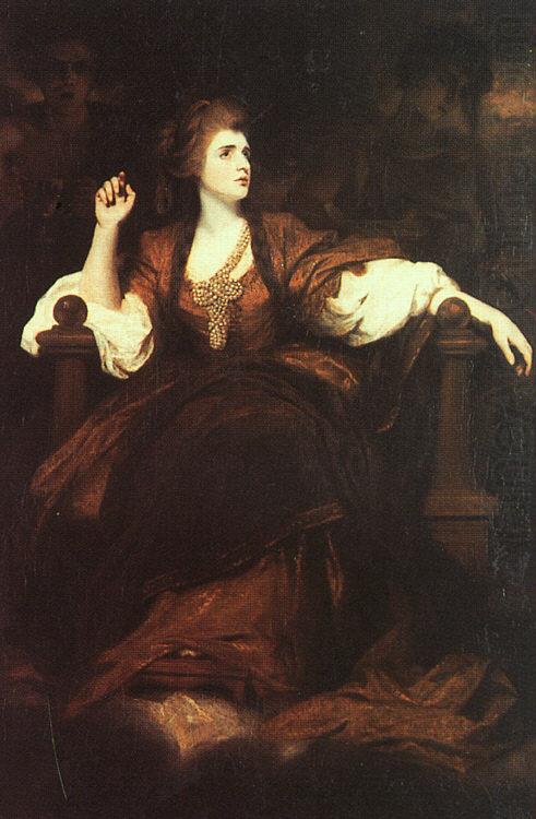 Sir Joshua Reynolds Portrait of Mrs Siddons as the Tragic Muse china oil painting image